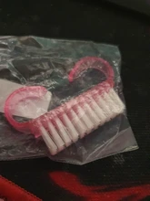 Uñas limpieza herramienta de cepillo para uñas manicura pedicura Archivo de quitar el polvo de herramienta de la manicura limpio cepillo de uñas de herramienta de la manicura TSLM1