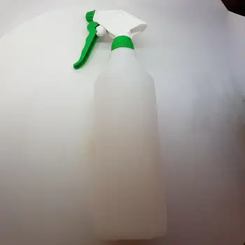 

Bottle with trigger, 1 liter. Plastic, bottle measuring ruler.