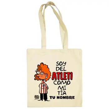 

Cloth bag I'm Atleti Atletico Madrid as my Tia customizable with name
