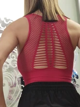 Medio de las mujeres de malla de apoyo Cruz de seguridad, extraíble tazas Deporte Tops sujetador la libertad sin Yoga Running deportes Bras