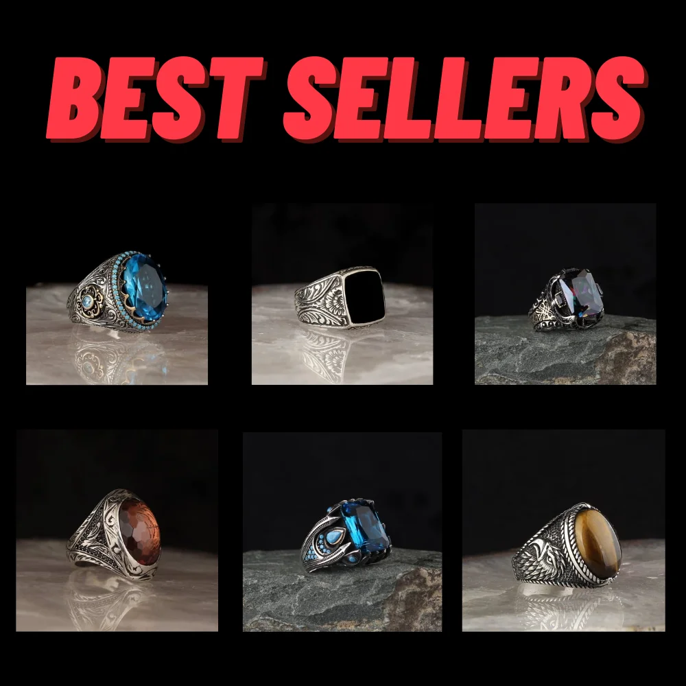 Free Shipping Mystic Topaz Stone Pattern 925 Sterling Silver Men 'S Ring For Men, Gift Jewelry, made in Turkey, Vintage 2022 Fashion