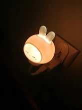 Night-Lamp Remote-Control Bedroom-Decor Baby Bear Cute Christmas-Gift Cartoon Chlidren