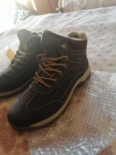 Botas de nieve cálidas de felpa para hombre, Botines de cuero impermeables, zapatos hechos a mano, gran oferta, para invierno