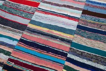 

248x307 Cm Multicolor Handmade Rugs Patchwork Rug-8x10 Ft
