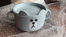 Kids Tableware Placemat Dishes Feeding-Bowl Food-Container Bamboo Baby Children Cartoon