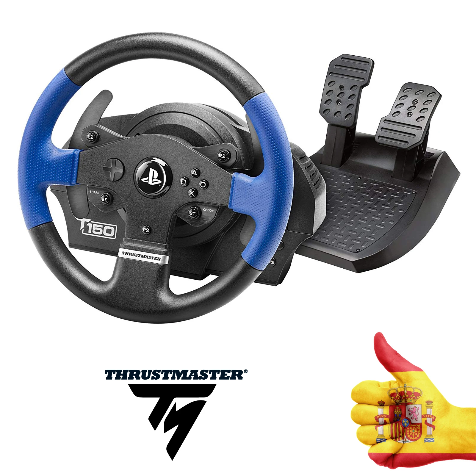 Thrustmaster T150RS - Volante - PS4 / PS 3 / PC - Force Feedback - Licencia  Oficial Playstation