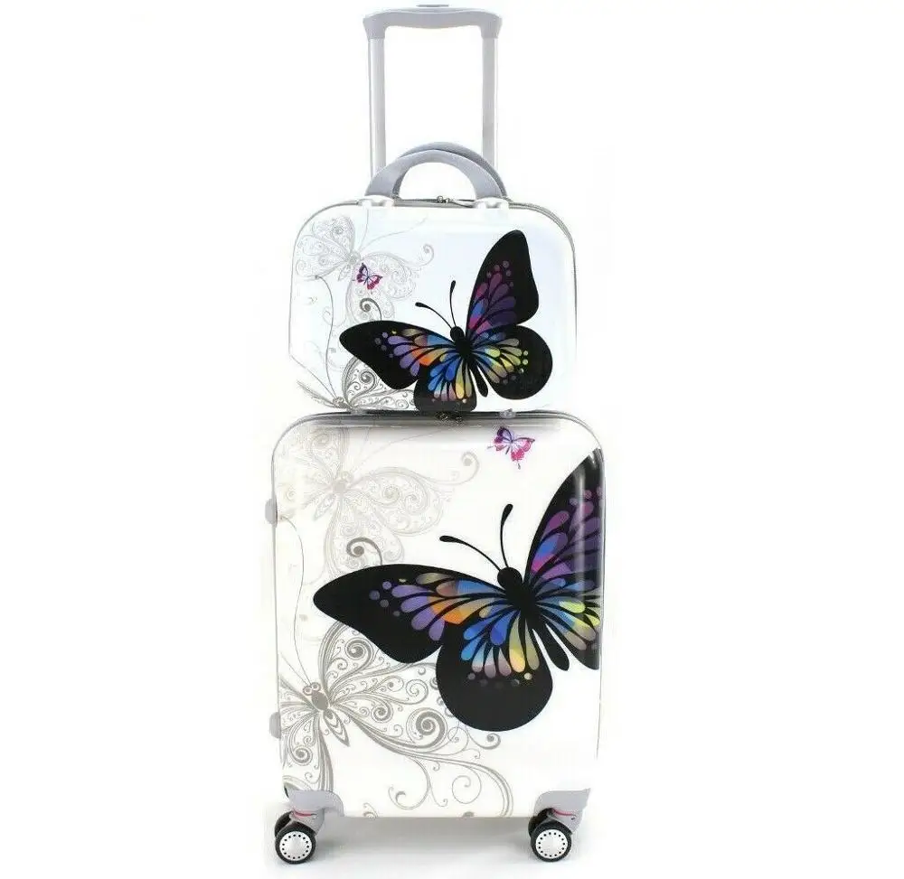 Butterfly cabin suitcase with 4 wheels twist 360 ° hand luggage| | -  AliExpress