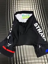 Nuevo 2021 rojo STRAVA profesional bicicleta equipo Maillot de manga corta Ciclismo Jersey Ciclismo hombres de verano transpirable Conjuntos de ropa de Ciclismo