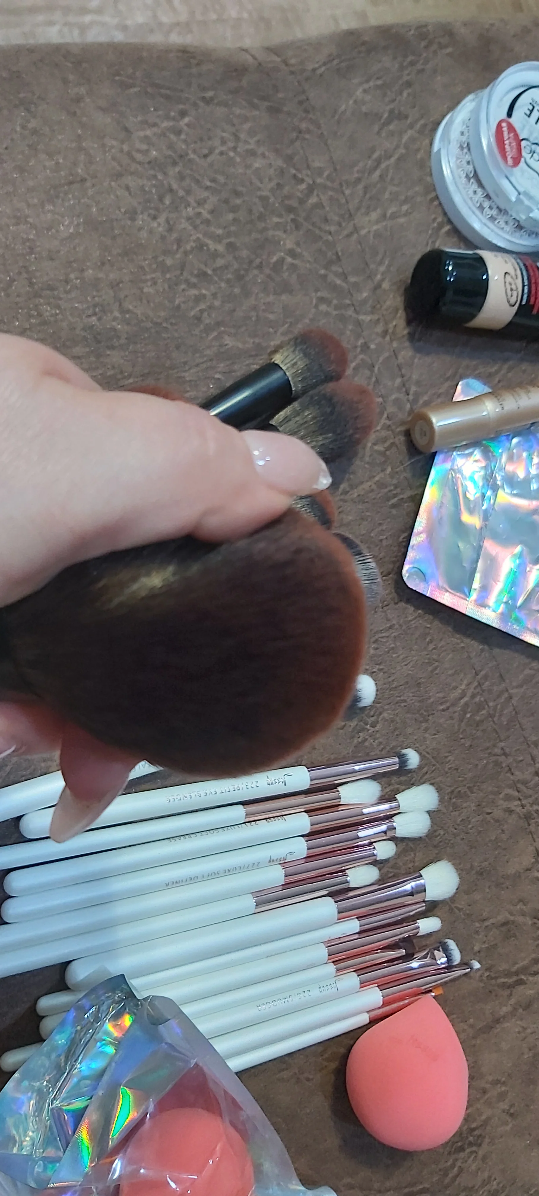 Jessup New Arrival Makeup brushes brushes Phantom Black 3-21pcs Foundation brush Powder Concealer Eyeshadow Synthetic hair reviews №3 177768