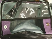 Bolsa de almacenamiento para mujer, bolsa de almacenamiento con soporte para bolsas de almacenamiento para mamá, ganchos de ganchillo, accesorios de costura de hilo, bolsa de tejer