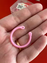 Anillo de plástico multifunción para álbum DIY, libro de hojas sueltas, carpeta, 3 tamaños