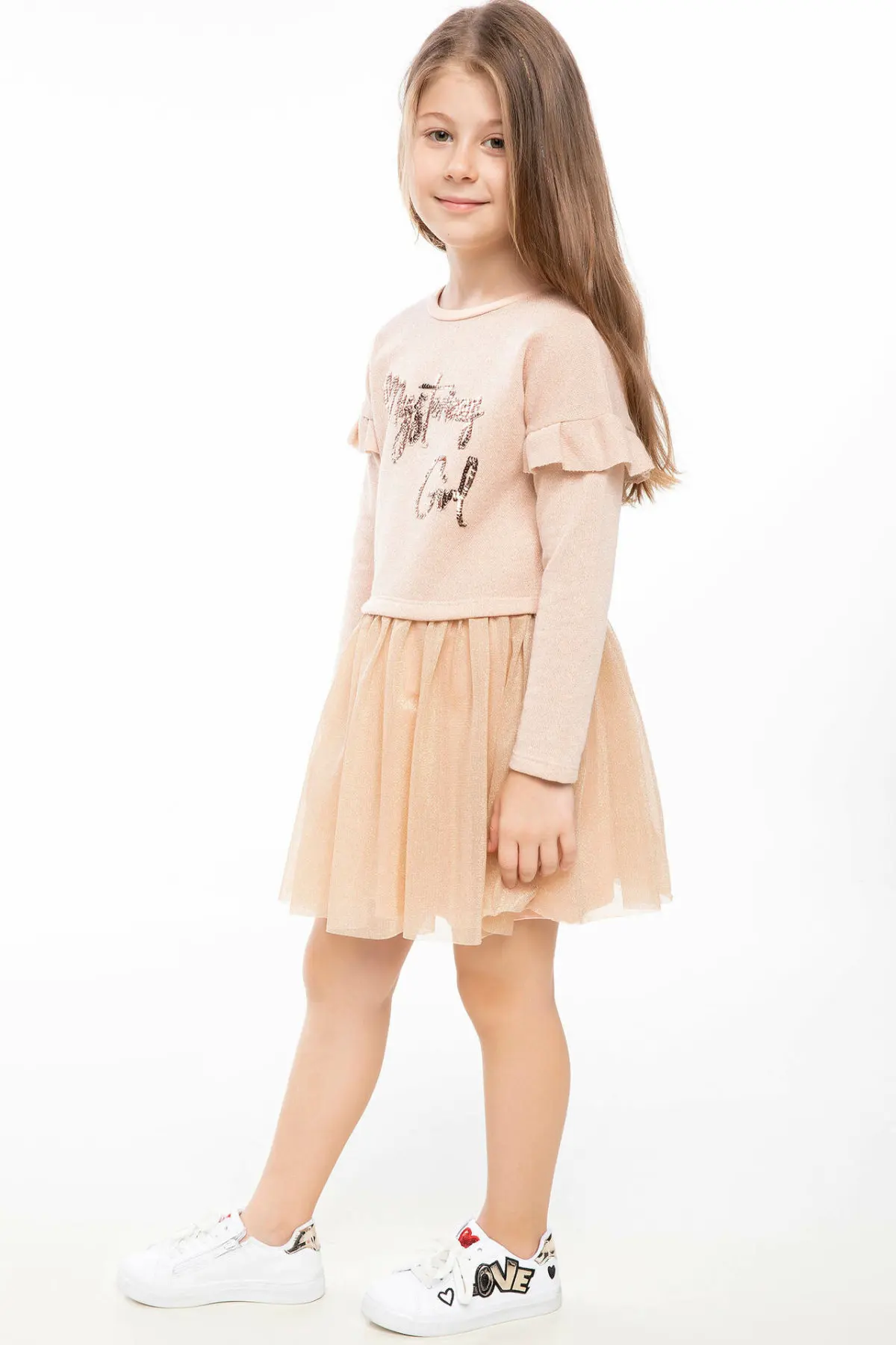 Трикотажное Dress-J5058A618AU DeFacto для девочек | Детская одежда и обувь