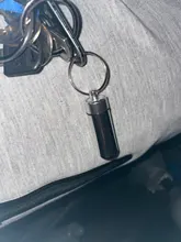 Caja de aluminio impermeable para pastillas, soporte de almacenaje para medicinas, llavero de contenedor, caja de medicina para el cuidado de la salud