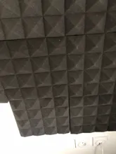 Espuma acústica de estudio insonorizada Panel de tratamiento de absorción de sonido piramidal, esponja protectora de azulejos, 4/8/12/24 Uds., 250x250x50mm, 7 colores