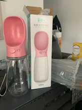 Botella de agua portátil para perros pequeños, medianos y grandes, a prueba de fugas, para exteriores