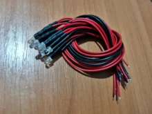 Bulb Diodes Led-Light-Lamp Prewired Home-Decoration 10pcs/Lot 5mm 20cm 12V for DIY Four-Colors