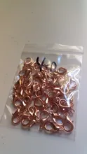 YuenZ-ganchos de broche de langosta de aleación chapados en 8 colores, 40 Uds., para collar y pulsera, cadena, accesorios de joyería DIY V107