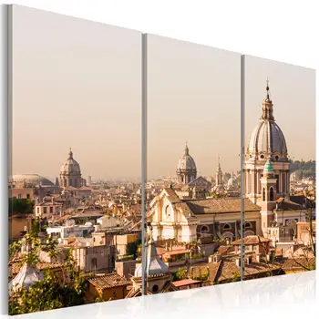 

Table-Au-dessus roofs the Eternal City-60x40