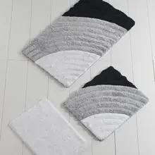 Коврик для ванной-коврики | коврик для ванной нескользящие Противоскользящие коврики хорошо серый 3л набор 60X100 cm-50X60 Cm-40X60 см