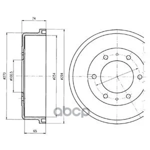 

Brake Drum Delphi art. Bf416