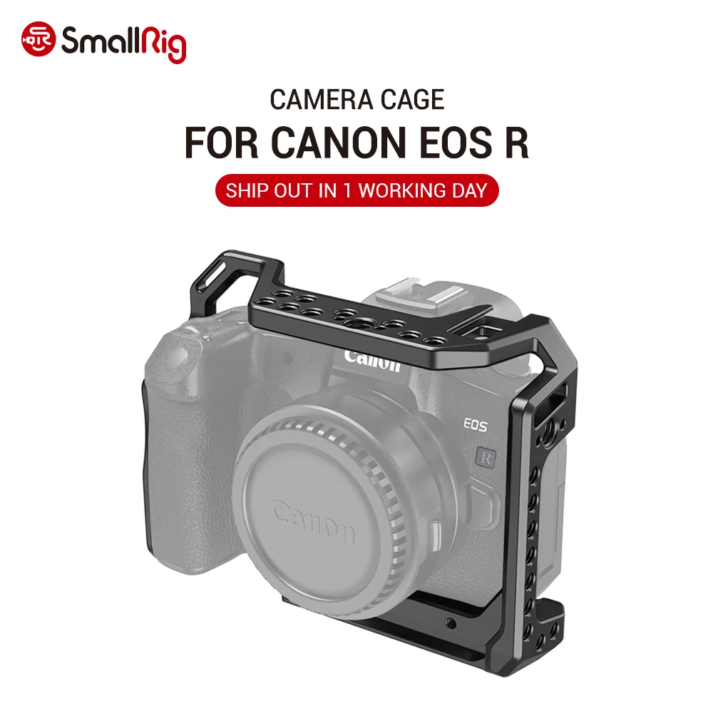 Клетка SmallRig для камеры Canon EOS R с креплением на Холодный башмак и резьбовыми