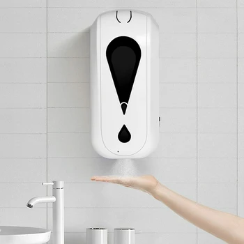 

1200ML Touchless Spray Soap Dispenser Automatic Alcohol Mist Spray Hand Sanitizer Machine Wall-mounted Sensor for Hospital Home