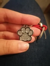 Pendant Pet-Accessories Engraved Dog-Cat-Tags Name-Collar Dog Puppy Paw Personalized