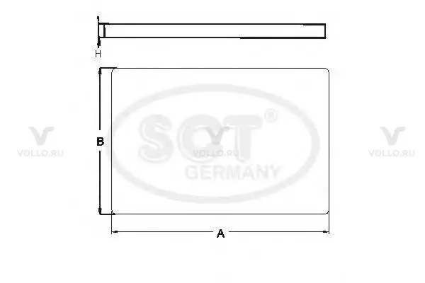 SCT SAK 272 Салонный фильтр SAK272