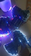 Festoon LED Christmas Fairy String Lights Outdoor Garden Solar Garland Lights Wedding