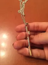 Colgante cruzado Vintage de aleación de Zinc para hombre y mujer, gargantilla de cadena negra clásica Punk, joyería