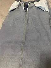 Luck A-Falda vaquera larga Retro Para niña y mujer, falda larga de cintura alta con botones y bolsillos, Vaqueros rectos de talla grande