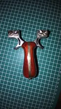 Tirachinas de caza profesional, Catapulta de acero inoxidable + mango de madera con banda de goma, equipo de caza para tiro al aire libre