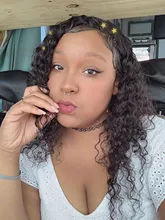 13x4 rizado profundo transparente frente de encaje pelucas de cabello humano rizado brasileño pelucas de cabello humano Pre arrancado Peluca de encaje onda profunda peluca