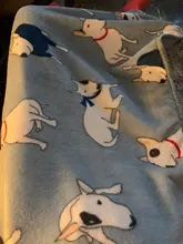 Blankets Bed-Mats Bed-Cover House Sofa Dogs Bed Fleece BULLTERRIER Bulldog Cats Soft
