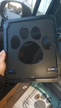 Puerta de mascotas, nuevo seguro, con pantalla magnética Bloqueable, para exteriores, perros, gatos, puerta de ventana, entrada gratuita, bonito jardín, fácil de instalar