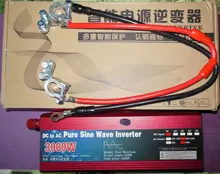 Sine-Wave-Inverter Voltage-Transformer-Power 3000W 220V Pure Led-Display 12V/24V To AC110V