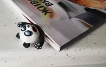 Marcapáginas 3D de dibujos de animales animados para estudiante, material original lindo y divertido de PVC, papelería escolar, regalo para niños