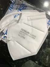 Mascarilla KN95 FFP2 con filtración, máscara facial transpirable, antiniebla, antipolvo, 50 Uds.