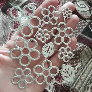 

3D Flowers Stitch Metal Cutting Dies For DIY Scrapbooking Photo Album Embossing Paper Wedding Cards Making Decorative Crafts