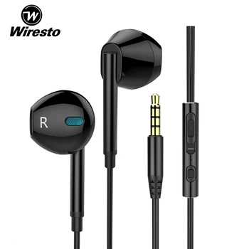 

Wiresto Wired In-ear Earphone Headset Sport Sweatproof Earbuds Portable Bass Stereo Earpiece with Mic