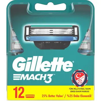 

Gillette Mach3 12 Refill Razor