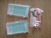 NATUHANA-pestañas postizas 2D 3D 4D 5D 6D, tallo corto, prefabricadas, volumen ruso, plumas de visón falso, extensiones de pestañas prefabricadas, maquillaje Cilios