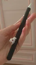 Cute Cat Silicone Protective Case Pouch Cap Holder Nib Cover For Apple Pencil 2
