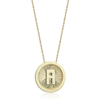 

Sterling Gold Letter Necklace 04-320-1000011