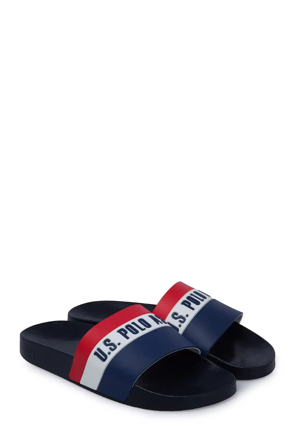 men polo slides