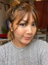 SHANGKE-flequillo de pelo sintético 3D para mujer, extensiones de cabello postizo con Clip, resistente al calor, accesorios para cabello falso, peluca