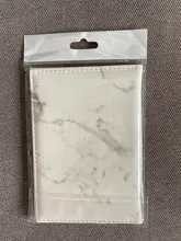 Funda de pasaporte para hombre y mujer, de cuero sintético, estilo de mármol, tarjetero de viaje, porta pasaporte, paquete, BILLETERA, bolso