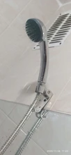 Soporte de ducha de mano montado en la pared de aluminio sólido, gancho de Pedestal, accesorios de ducha, YT-5177, envío gratis, 1 ud. Por lote