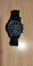 Relojes de pulsera de cuarzo de lujo para hombre, pulsera informal con esfera de acero inoxidable, hebilla de gancho, de aleación redonda