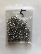 Lote de 200 anillos abiertos de 3, 4, 5, 6, 8 y 10 mm, accesorio para fabricar joyas, joyería personalizable